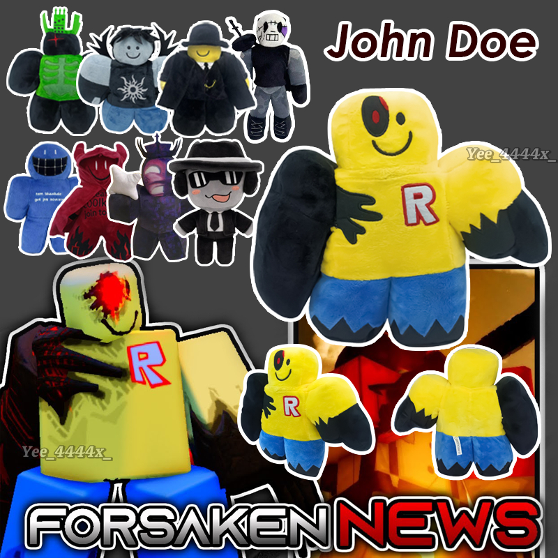 Forsaken John Doe Plush Forsaken chance bluudude C00lkidd 1x1x1 Ngoại vi búp bê sang trọng dành cho 