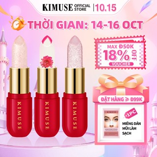 Son môi dưỡng ẩm lâu trôi chống nước thay đổi màu KIMUSE 3 màu tùy chọn