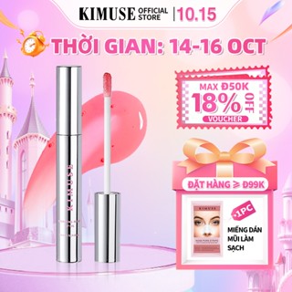 KIMUSE Hydrating Shine Lip Oil Dưỡng Ẩm Lâu Dài Son Bóng Thủy Tinh Như Bóng Làm Sạch Môi Serum Juicy Lip Care