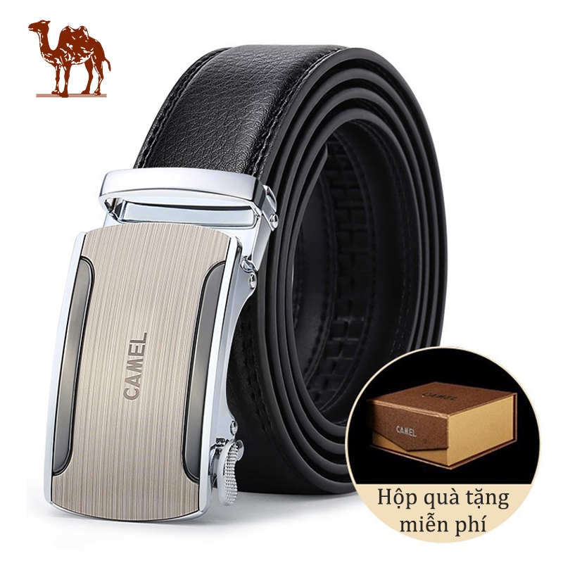 CAMEL CROWN Thắt lưng nam có khóa tự động kiểu dáng thời trang