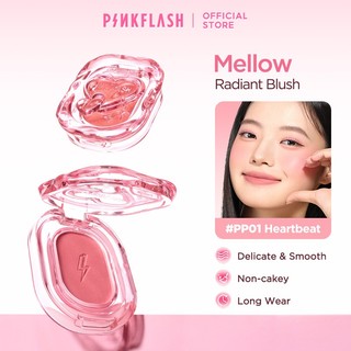  Phấn má hồng PINKFLASH trang điểm làm đẹp 11 màu tùy chọn 30g 