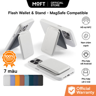 MOFT Flash Phone Stand Wallet Ví đựng thẻ kiêm giá đỡ  gắn lưng điện thoại thích hợp cho Iphone 15 14 13 13 Pro13 Pro Max 12 Pro 12Pro Max
