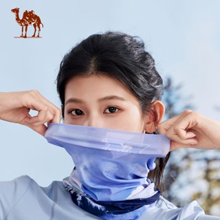 CAMEL CROWN Mặt nạ chống nắng khăn trùm đầu bằng lụa băng dành cho nam và nữ