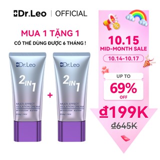 [Bộ 2 Món] Kem Lót Lười 2 In 1 Dr.Leo, Làm Sáng Tông Da và Giữ Lớp Trang Điểm Lâu Trôi