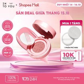 Má Hồng Cushion INTO YOU Lì Mịn Nhẹ Thoáng Khí Giữ Lớp Trang Điểm Lâu Trôi Bền Màu CB01 3.2g