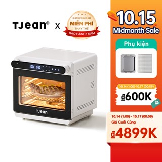 TJean Lò nướng hơi nước 24L Lò nướng không khí đa chức năng Nồi Hấp Điện đa chế độ