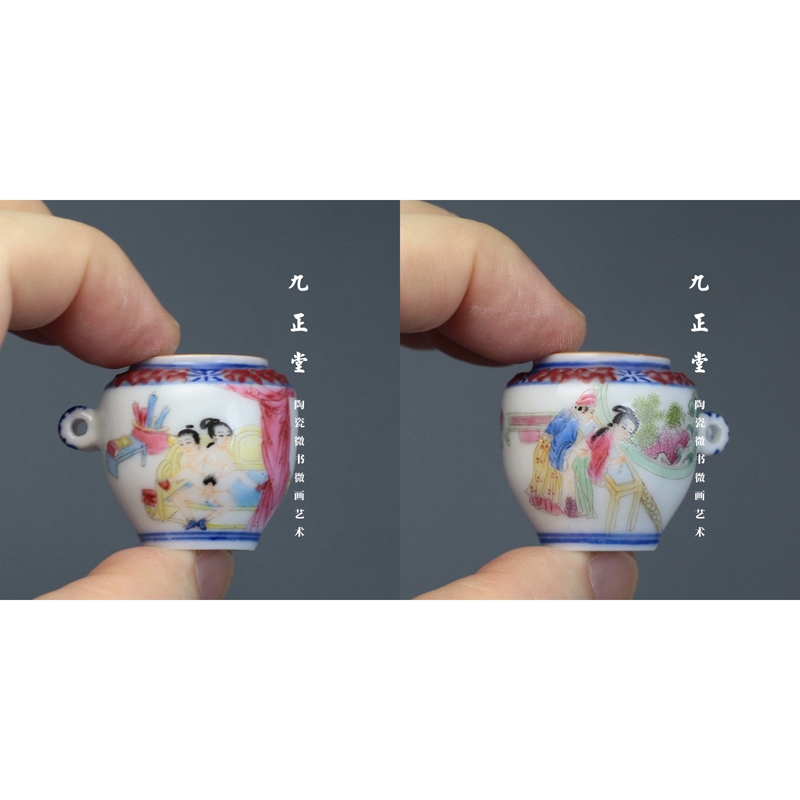 Bộ 1（2）Cóng - Cóng Khuyên - Cóng chim vẽ tay - Cửu Chính Đường - Trang chủ