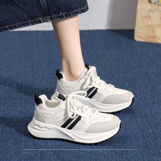  FOXER Giày thể thao nữ đế dày Chống Sốc kháng khuẩn thoáng khí thoải mái đế mềm Sneaker Đế Cao 5cm 