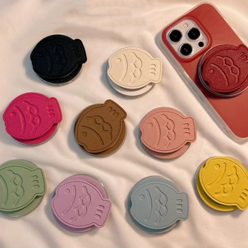 Da Hoạt Hình Họa Tiết Cá Từ Tính Giá Đỡ Điện Thoại Griptok Cho iPhone Cho Pad Magsafe Smart Tok