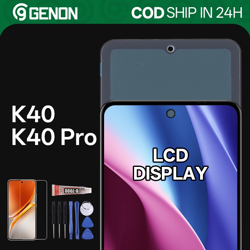 Genon AMOLED 120Hz LCD cho Xiaomi Redmi K40 / K40s / K40 Pro / K40 Pro + Màn hình LCD Bộ phận thay t