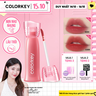 Son COLORKEY Watery Tint, Lì Mịn Nhẹ Môi, Không Dính, Lâu Trôi, Dưỡng Ẩm, Son Môi Lì  2.5g
