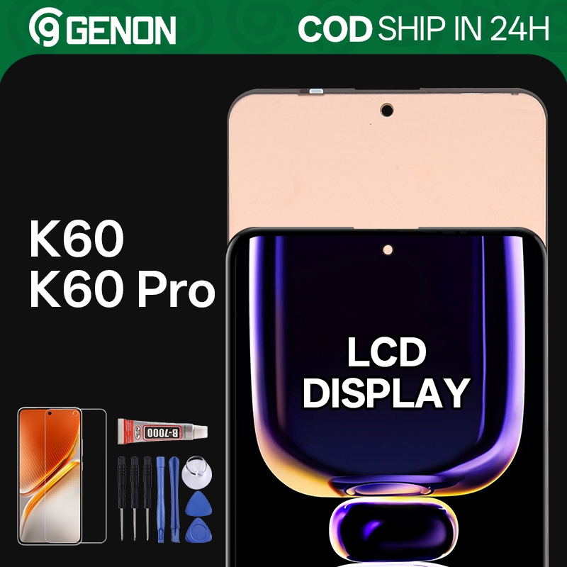 Genon LCD cho Xiaomi Redmi K60 / K60 Pro Màn hình LCD Bộ phận thay thế màn hình cảm ứng