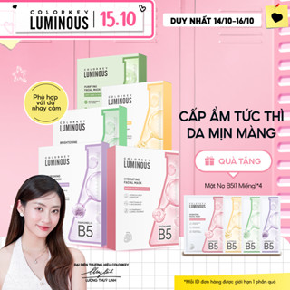 [Cấp Ẩm, Làm Sáng Da] Combo 3 Hộp Mặt Nạ Giấy COLORKEY LUMINOUS Facial Mask, 30 miếng