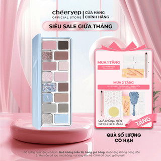 【Cheeryep OFFICIAL  Bảng Phấn Mắt 16 Ô Đa Năng Phấn Mịn Lên Màu Chuẩn Đa Dạng Phong Cách Trang Điểm