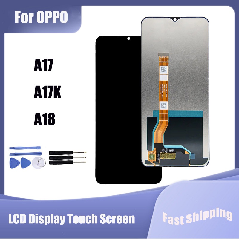Dành Cho OPPO A17 CPH2477 A17K CPH2471 A18 CPH2591 Màn Hình LCD Màn Hình Cảm Ứng