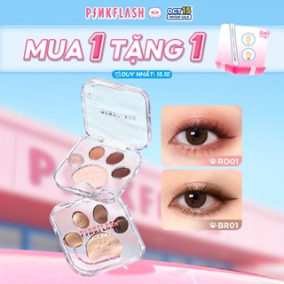 Pinkflash Bảng phấn mắt 5 màu Meow Paw có độ sắc tố cao, mịn màng, lâu trôi, có thể pha trộn