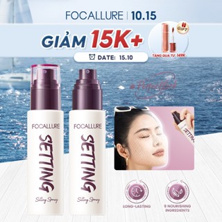 Chai xịt khóa cố định lớp trang điểm FOCALLURE không bị nhòe lâu trôi nhẹ 65g