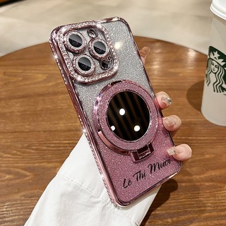 Ốp điện thoại tráng gương hỗ trợ tùy chỉnh thích hợp cho iphone 16 pro max 12 13 pro 14 15 pro max