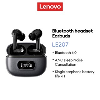 Lenovo LE207 ANC Khử tiếng ồn chủ động Bluetooth 6.0 LED Màn hình thông minh Chế độ kép Độ trễ thấp Tuổi thọ pin dài Tai nghe Bluetooth trong tai