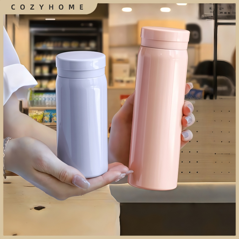 [Follow & Jimat RM5] Cốc giữ nhiệt Mini COZYHOME 200ML / 300ML Thép không gỉ 304 Túi hút chân không 