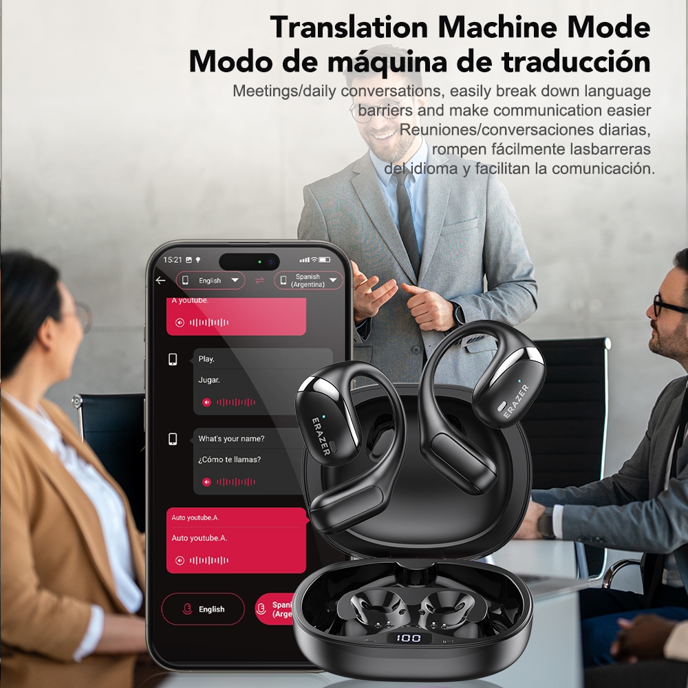 Lenovo ERAZER X9 Open Ear OWS Tai nghe không dây Tai nghe Bluetooth 5.4 Tai nghe Lenovo âm thanh nổi 3D Giảm tiếng ồn Hifi Music IPX4 Tai nghe thể thao chống nước tai nghe bluetooth tai nghe móc vành tai tai nghe thể thao | BigBuy360 - bigbuy360.vn