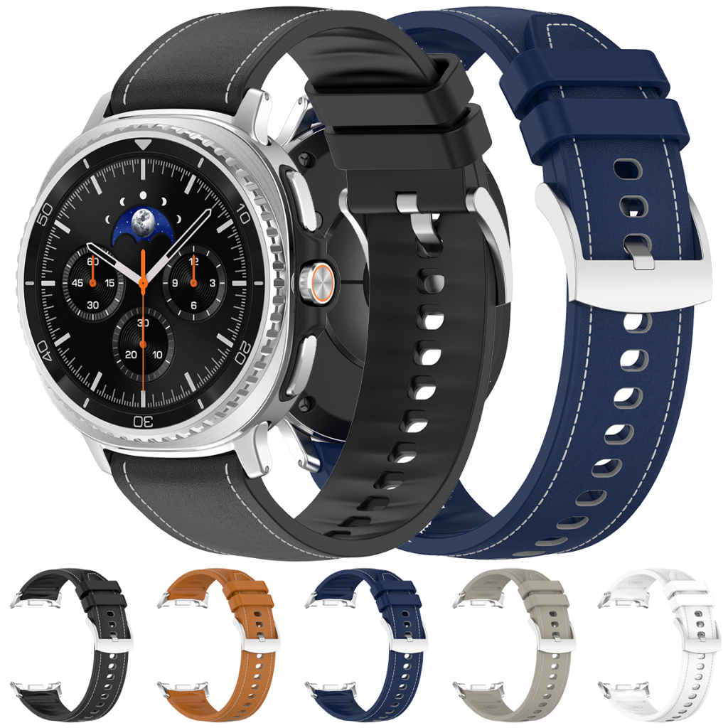 Dây Da Silicon Cho Samsung Galaxy Watch 8 Cổ Điển Ban Đầu Thay Thế Mềm Cho Samsung Galaxy Watch 8 Dâ