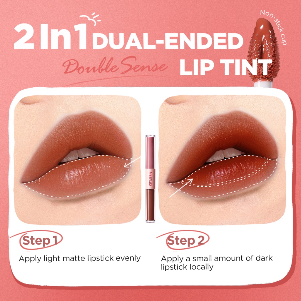 PINKFLASH Son Môi Dạng Lỏng Thiết Kế 2 Trong 1 Tiện Dụng Chất Lượng Cao | BigBuy360 - bigbuy360.vn