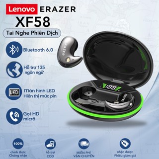 Lenovo ERAZER XF58 Tai Nghe Phiên Dịch AI Tai Nghe Ngủ Đa Năng  Màn Hình LED, Bluetooth 6.0  Âm Thanh Hi-Fi Cao Cấp Khử Tiếng Ồn ENC Chống Nước IPX5 Thiết Kế Không Dây