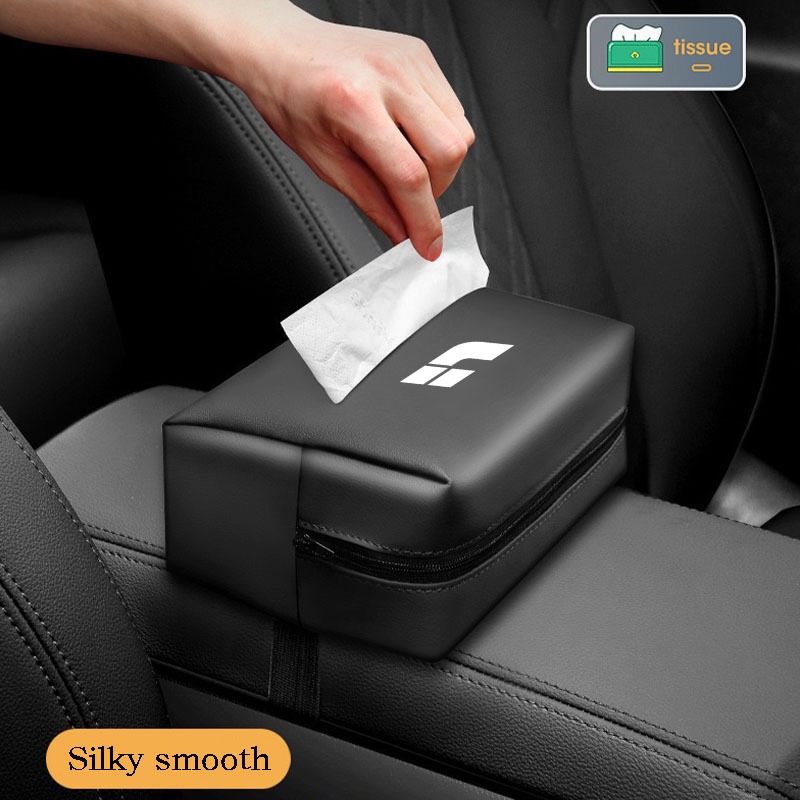Túi đựng khăn giấy ô tô ghế sau tay vịn túi che nắng đa chức năng treo khăn giấy túi thích hợp cho L
