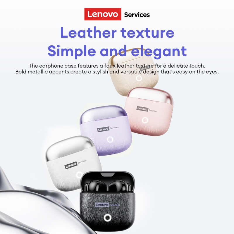 Lenovo LE220 Da Họa Tiết Âm Thanh Điện Ảnh Chất Lượng Nhẹ Và Nhỏ Gọn Tuổi Thọ Pin Dài Bán Trong Tai Tai Nghe Bluetooth Khử Tiếng Ồn | BigBuy360 - bigbuy360.vn