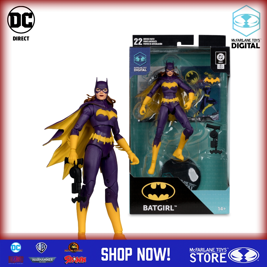[Còn hàng] McFarlane Toys Purple Costum Batgirl (Batman: The Animated Series) Nhân vật hành động 7 I