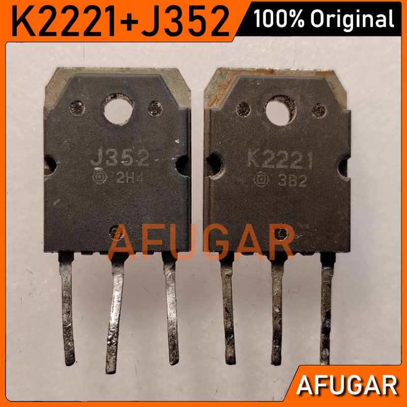 [Đảm bảo chất lượng] 1 Cặp (K2221 + J352) 2SK2221 2SJ352 Bộ khuếch đại âm thanh cũ chính hãng IC ống