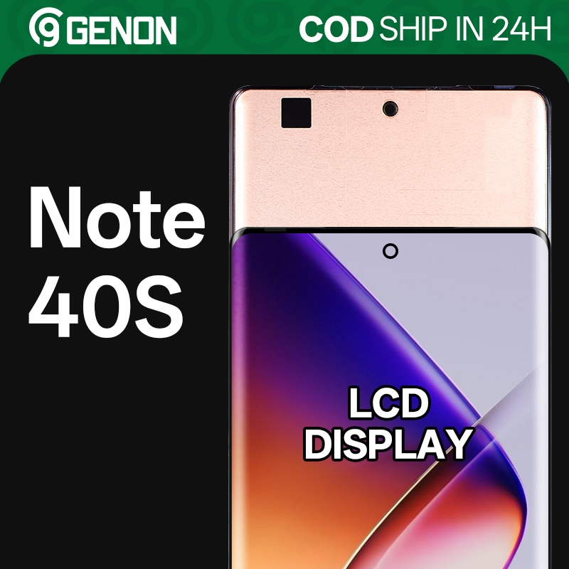 Genon AMOLED 120Hz Màn hình LCD cong cho Infinix Note 40S Màn hình LCD Bộ phận thay thế màn hình cảm