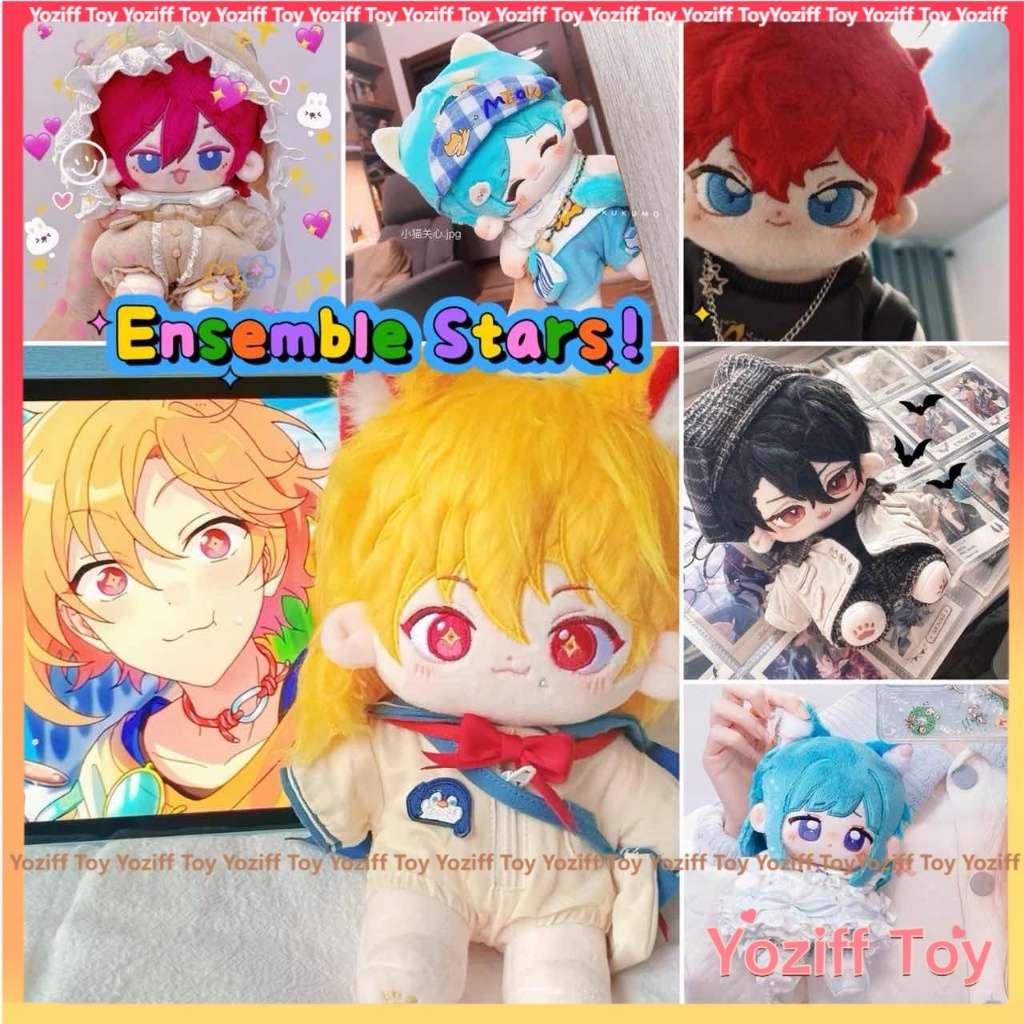 20cm Game Ensemble Stars Sakuma Ritsu Shinkai Kanata nito nazuna Amagi Rinne Đồ chơi sang trọng Búp 