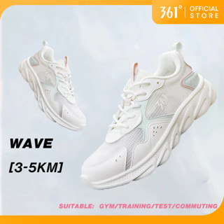 361 Độ WAVE Giày Chạy Bộ Nữ Nhẹ Chống Trơn Trượt Lưới Thoáng Khí Đi Bộ Thể Thao Giày Thể Thao 682232212