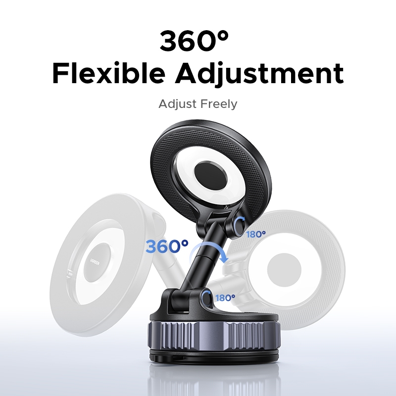 Giá đỡ điện thoại từ tính chân không UGREEN Di động 360° Giá đỡ ô tô có thể xoay được cho dòng iPhone12-17 | BigBuy360 - bigbuy360.vn