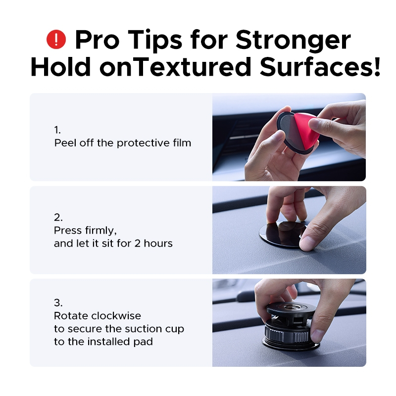 Giá đỡ điện thoại từ tính chân không UGREEN Di động 360° Giá đỡ ô tô có thể xoay được cho dòng iPhone12-17 | BigBuy360 - bigbuy360.vn