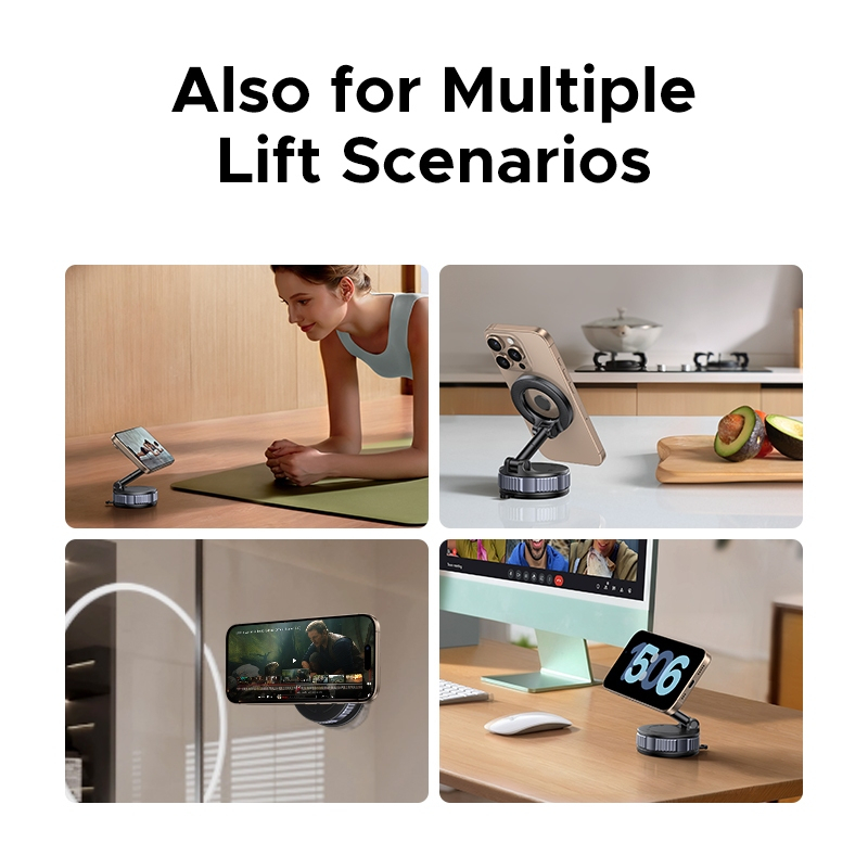 Giá đỡ điện thoại từ tính chân không UGREEN Di động 360° Giá đỡ ô tô có thể xoay được cho dòng iPhone12-17 | BigBuy360 - bigbuy360.vn