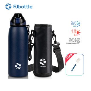  Bình Giữ Nhiệt FJbottle 600ml 800ml 1000ml Kèm Túi Inox 304 Giữ Lạnh Bình Nước Giữ Nhiệt Thể Thao 