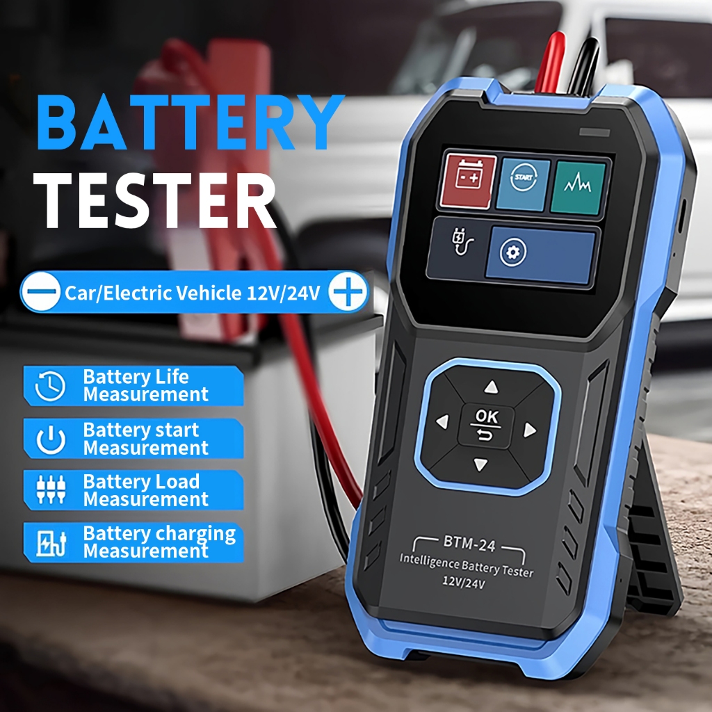 Máy kiểm tra pin ô tô FNIRSI Pin xe điện Dung lượng pin Máy kiểm tra điện áp 12V24V