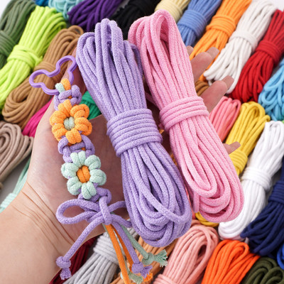 Beadia 4mm dây dệt cotton 10m - Túi đựng - DIY phụ kiện trang sức