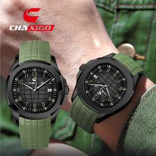 Đồng hồ nam CHANAGO Mặt số phát sáng cổ điển Kính khoáng 30M Đồng hồ thạch anh công sở thông thường chống nước