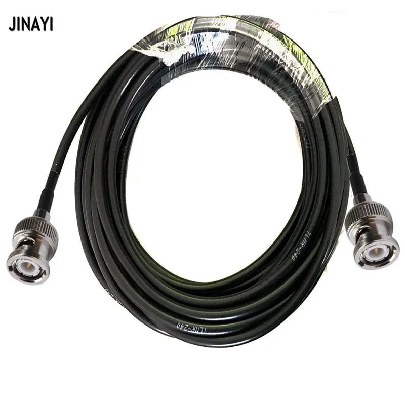 1 Đầu Nối BNC Nam Sang BNC Nam LMR-240 LMR240 RF Đồng Trục Mất Thấp Cáp Coax 1m 2m 3m 5m 10m 15m