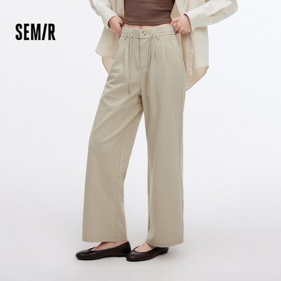 Semir Quần Thường Ngày Nữ Xếp Ly Rời Ống Rộng - Thoải Mái và Thời Trang