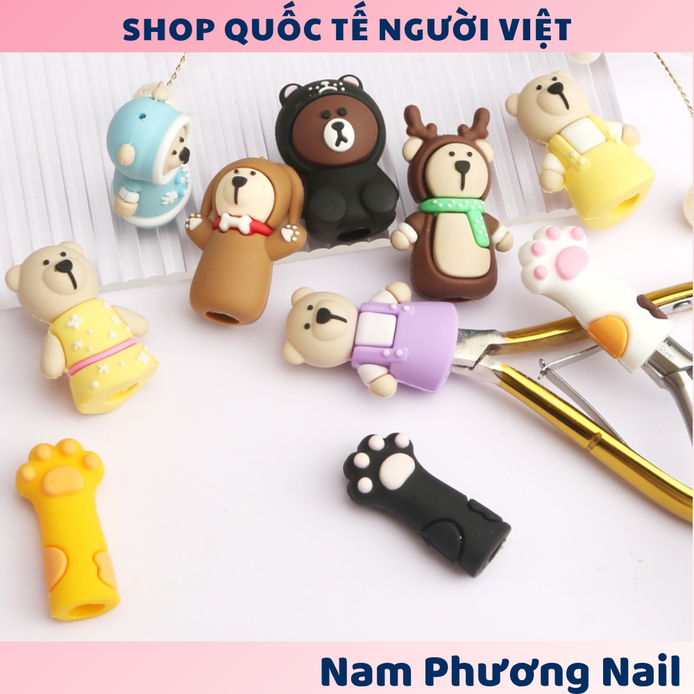 Bọc Đầu Kềm Hình Thú Siêu Cute 🌸 Nam Phương Nail 🌸