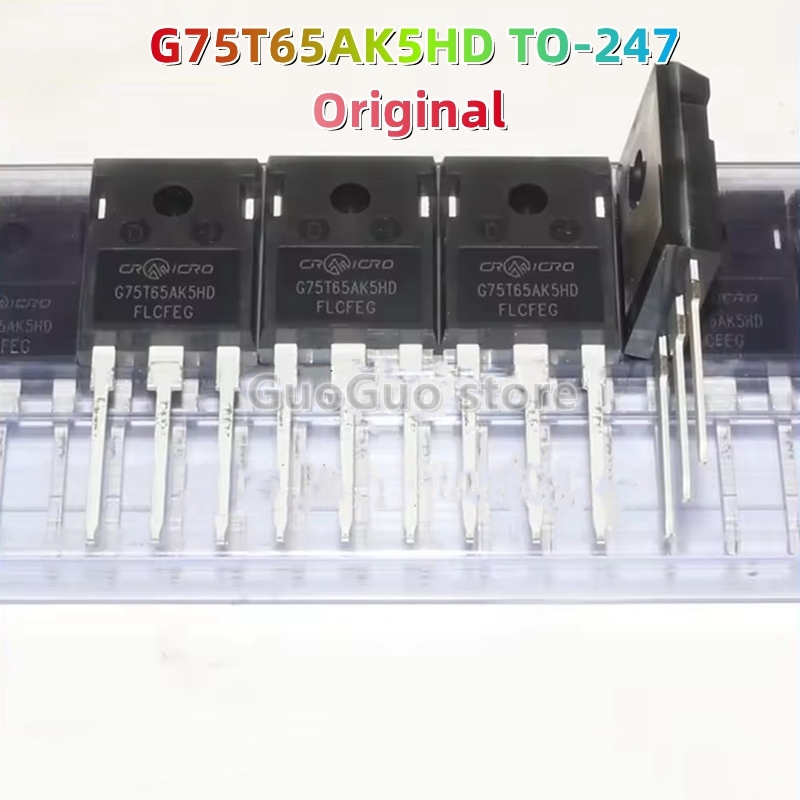 TO-247 2 chiếc G75T65AK5HD CRG75T65AK5HD TO247 75A / 650V IGBT Transistor Mới pxr3
