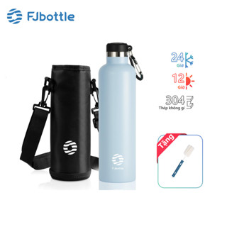  Bình Nước Giữ Nhiệt FJbottle 1000ml Kèm Túi Inox 304 Giữ Lạnh Bình Giữ Nhiệt Thể Thao Cao Cấp 