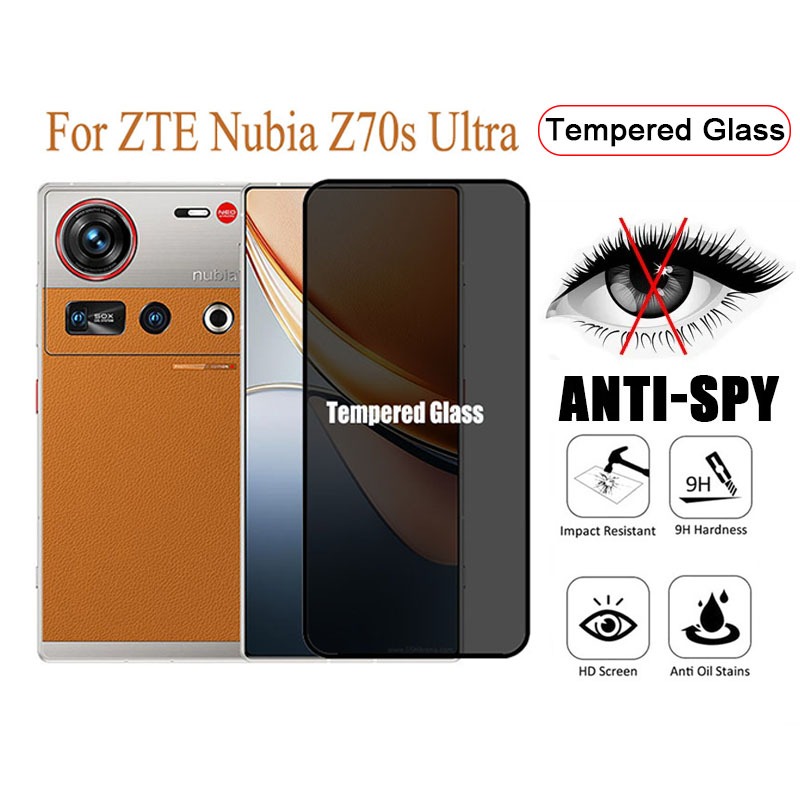 Dành Cho ZTE Nubia Z70S Ultra 5G Kính Cường Lực Riêng Tư Cho ZTE Nubia Z70 Z60 Z50 Ultra Z60S Z50S P