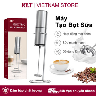 Cliton Máy Bọt Sữa Điện Tử Mini Bằng Thép Không Gỉ 304 Thích hợp cho cà phê DIY và nhà bếp