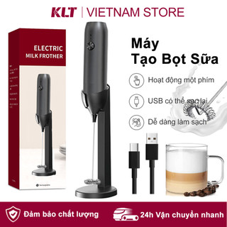 Máy Tạo Bọt Sữa Cầm Tay Cliton Sạc usb-c Bền Bỉ Có Thể Sạc Lại Cho cappuccino/latte/Sô Cô La Nóng